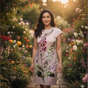 Ted Baker London Silk Floral Dress US 6-8 ⭐️